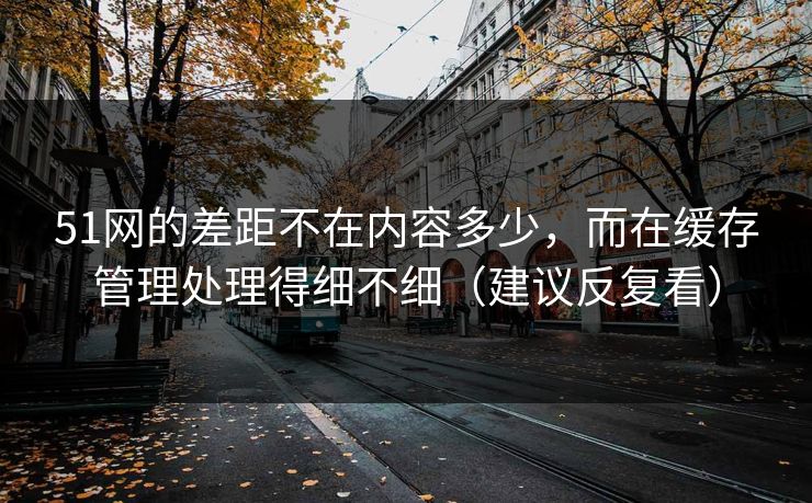 51网的差距不在内容多少，而在缓存管理处理得细不细（建议反复看）